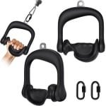 Kabel Trainingsgrepen Set van 2 voor Fitness, Krachttraining en Home Gym - Universele Bevestiging voor Fitnessbanden en Katrolsystemen
