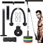 Kabel Trainingssysteem voor Krachttraining: Roller Trainer voor Biceps, Triceps en Rugspieren