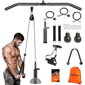 Kabel Trainingssysteem voor Thuis Fitness: Lat Pulldown en Krachttraining Accessoires Set