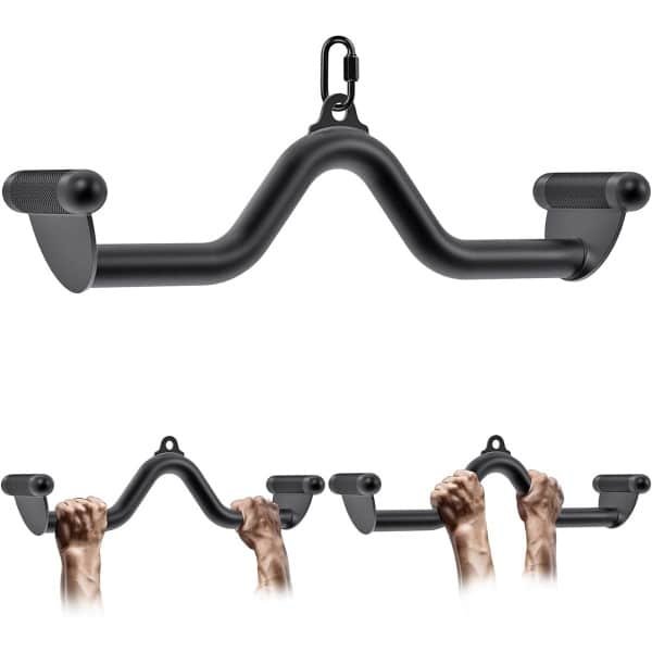 Kabelmachine Accessoire voor Krachttraining - Trainingsstang voor Rug en Armen