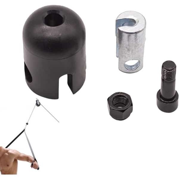 Kabelstop Katrolsysteem - Fitness Staalkabel - Thuis Krachttraining - Beschermt Kabeluiteinden - 5.8x4cm - Combinatievoeg A