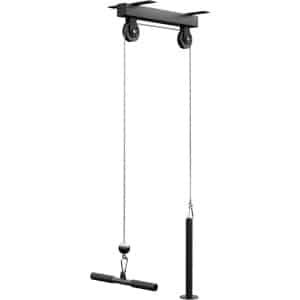 Kabeltrekkoord voor Plafondmontage voor Krachttraining, 30/31 mm Dikte, Zwart