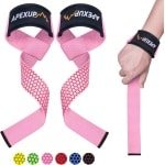 Katoenen Hefbanden met Neopreen Voering en Antislip Grip voor Fitness en Krachttraining