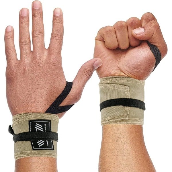Katoenen Polsbanden voor Fitness en Krachttraining - 76 cm Polssteun voor Gewichtheffen, CrossFit en Sportschool