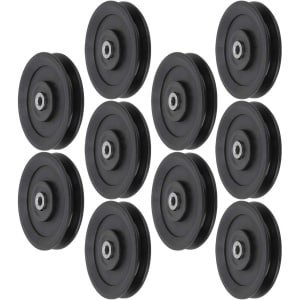 Katrol voor Thuis Fitness Training - Set van 10 Stuks - Nylon Materiaal - Krachttraining Accessoire - Gym Bijlagen - 115mm