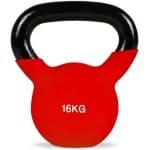 Kettlebell 16 kg Gietijzer Krachttraining Fitness en Workout met Ergonomische Handgreep