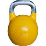 Kettlebell 16 kg Olympisch Model van Staal voor Krachttraining