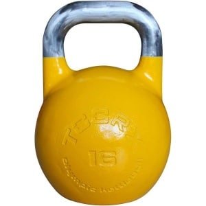 Kettlebell 16 kg Olympisch Model van Staal voor Krachttraining