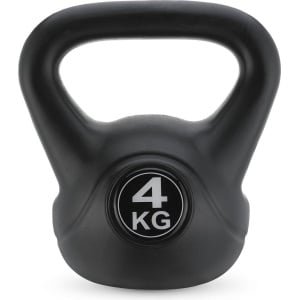 Kettlebell 4kg voor Krachttraining - Ergonomische Handgreep voor Thuis Fitness en Spiertraining