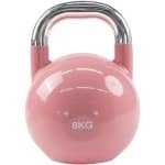 Kettlebell Gewicht - Kogelhalter Halter - Krachttraining Thuisfitness - Anti-rollend Plat Bodem - 8 kg - Roze