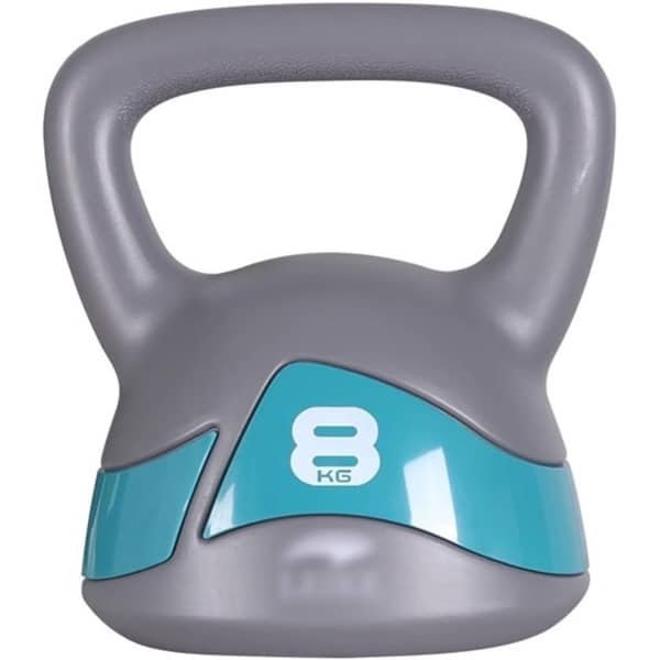 Kettlebell Gewicht - Kogelhalter Krachtballen - Thuis Krachttraining - Vloervriendelijk PE Materiaal - 8 kg - Groen