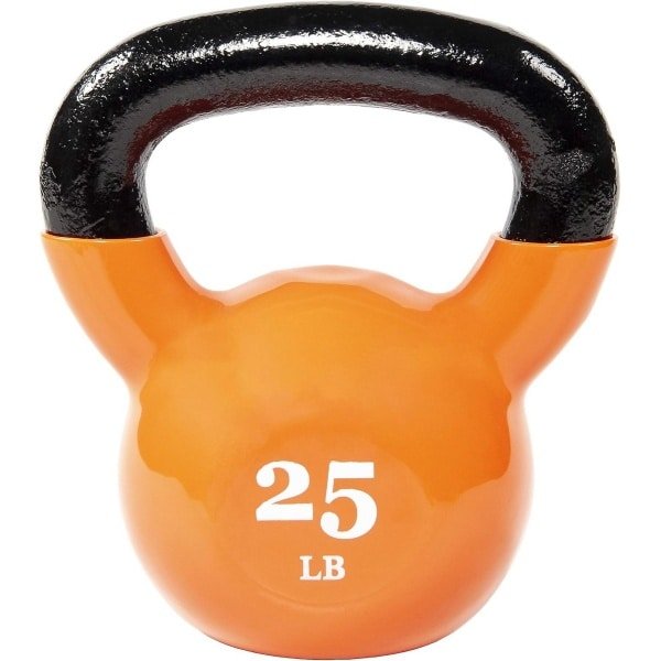 Kettlebell Gietijzer met Vinyl Coating - Diverse Gewichten voor Krachttraining