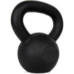 Kettlebell - Gietijzeren Bal - Krachttraining Cardio - Vlakke Stabiele Bodem - 4 kg - Zwart
