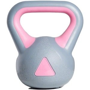 Kettlebell - Gietijzeren Gewicht - Krachttraining Thuis - Neopreen Coating - 4 kg - Roze