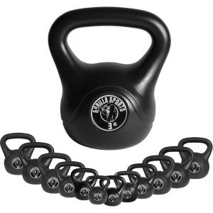 Kettlebell - Kogelhalter Gewicht - Krachttraining Fitness - Vloervriendelijk Ontwerp - 3 kg - Zwart