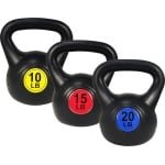 Kettlebell Set met Brede Grip voor Krachttraining Thuis