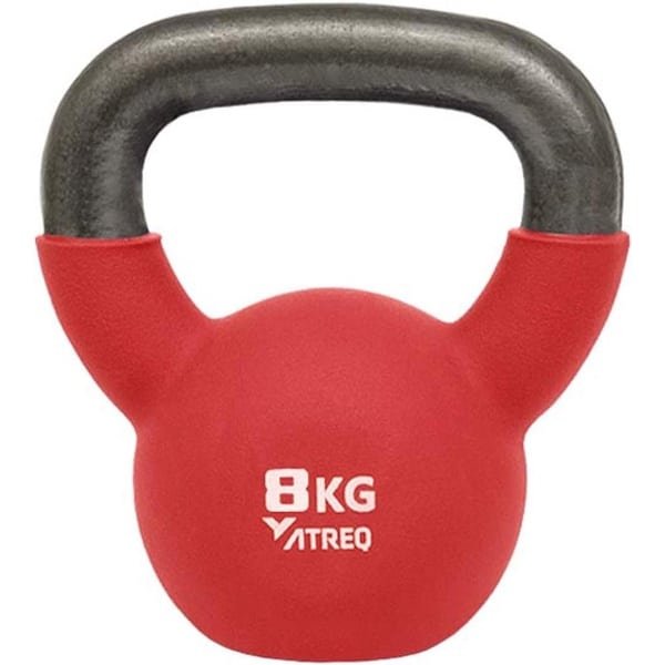 Kettlebell met Neopreen Gewicht voor Fitness en Krachttraining (8 kg)