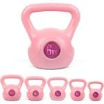 Kettlebell voor Vrouwen - Vinyl Gewichten voor Krachttraining en Full-Body Workout - 2kg, 4kg, 6kg, 8kg, 10kg, 12kg