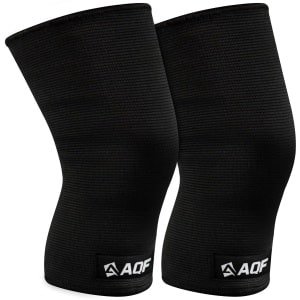 Knie Sleeve voor Krachttraining en Powerlifting - Enkele en Dubbele Laag Knie Support voor Fitness