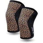 Kniebeschermers 7mm Neopreen voor Squats en Krachttraining | Omkeerbare Compressie Steun met Ergonomisch Ontwerp (Set van 2)