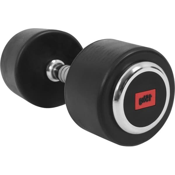 Korte Halters - Dumbbells - Krachttraining Thuis - Rubberen Coating Gietijzer - Tot 50 kg - Zwart