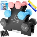 Korte Halters Set met Standaard en Fitnessbanden - Ideaal voor Krachttraining en Thuis Fitness