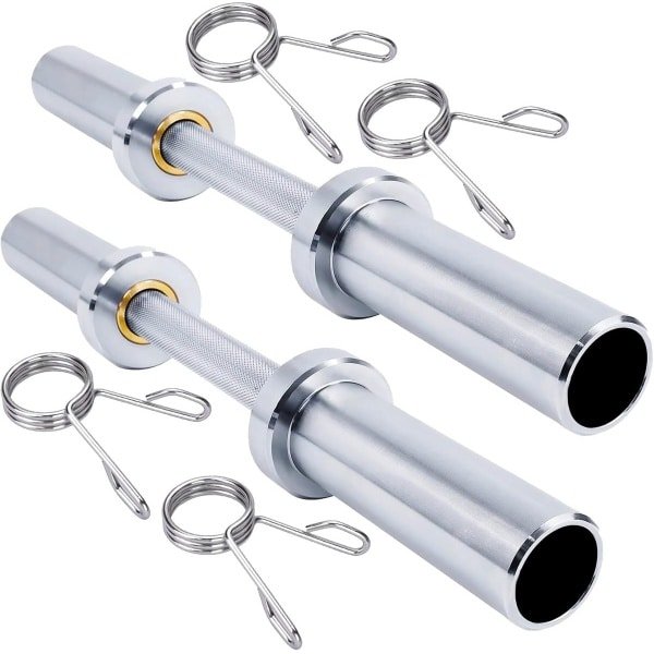 Korte Olympische Halterstang 50mm - Gekarteld 28mm Handvat - Krachttraining Gewichtheffen