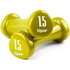 Korte Vinyl Halters Set voor Krachttraining en Fitness - Diverse Gewichten
