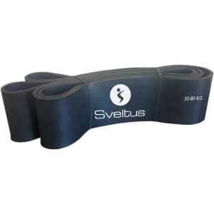 Krachtband Zwaar Zwart 30-80 kg - Weerstandsband voor Intensieve Krachttraining
