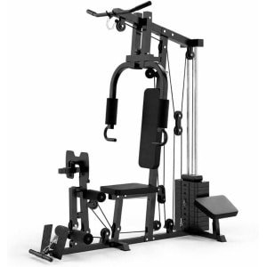 Krachtstation Fitnessapparaat - Home Gym Krachttraining - Full Body Training - 100kg Gewichtstapel - 200 x 85 x 160 cm