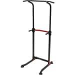 Krachtstation - Fitnessstation Dipstation - Thuis Krachttraining - Meerdere Greepposities - 165-210 cm Verstelbaar - Zwart Rood