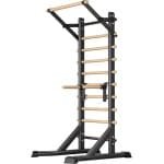 Krachtstation Power Tower - Fitness Toren Krachtstation - Krachttraining Thuis - Verstelbare Hoogte - 202-230 cm - Zwart