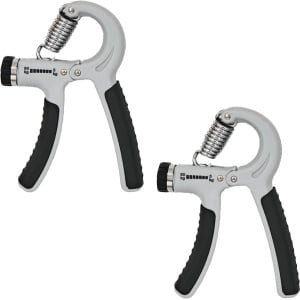 Krachttrainer Hand Grip 2 Pack - Onderarm, Vinger, Pols Gripper - Verstelbare Trainingsapparatuur 5-60kg