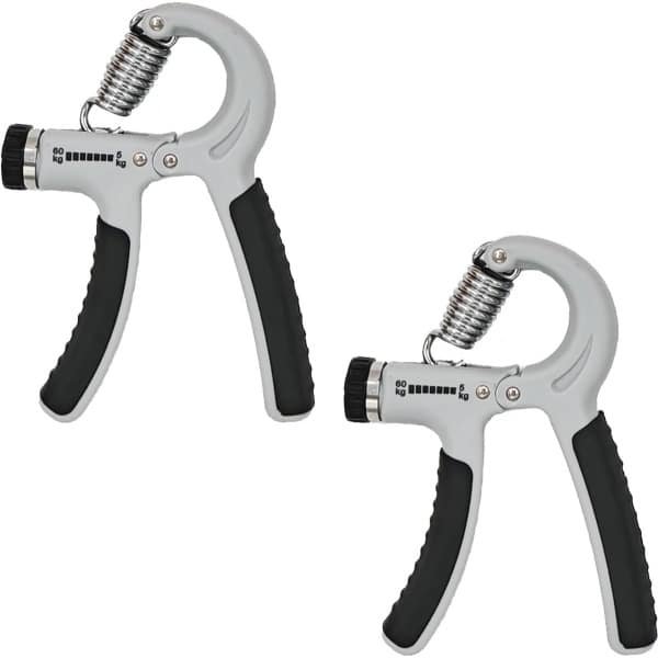 Krachttrainer Hand Grip 2 Pack - Onderarm, Vinger, Pols Gripper - Verstelbare Trainingsapparatuur 5-60kg