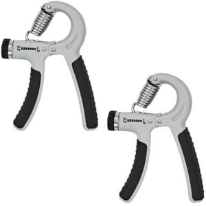 Krachttrainer Hand Grip 2 Pack - Onderarm, Vinger, Pols Gripper - Verstelbare Trainingsapparatuur 5-60kg