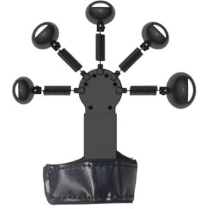 Krachttrainer Hand Pols - Vingerversteviger - Hand Kracht Training - Verstelbare Weerstand - 15 x 9.5 x 2.5 cm - Zwart
