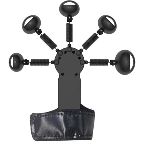 Krachttrainer Hand Pols - Vingerversteviger - Hand Kracht Training - Verstelbare Weerstand - 15 x 9.5 x 2.5 cm - Zwart
