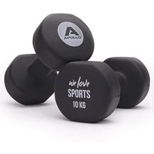 Krachttraining Dumbbell Set - 1kg, 2kg, 3kg Weights met Rack voor Thuisgebruik