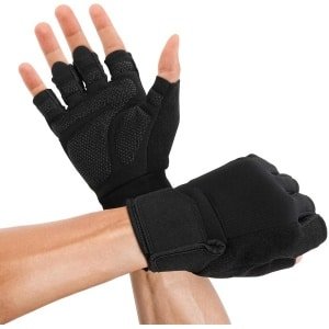 Krachttraining Fitnesshandschoenen voor Dames en Heren - Ademend, Gevoerde Handschoenen voor Gewichtheffen, Gymnastiek en Fietsen