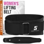 Krachttraining Gewichthefriem Dames voor Squats en Deadlifts - 10cm Lendensteun