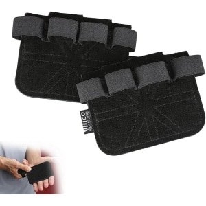 Krachttraining Grippads van Echt Rundleer - Ademend & Antislip voor Gewichtheffen, Deadlifts en Pull-ups