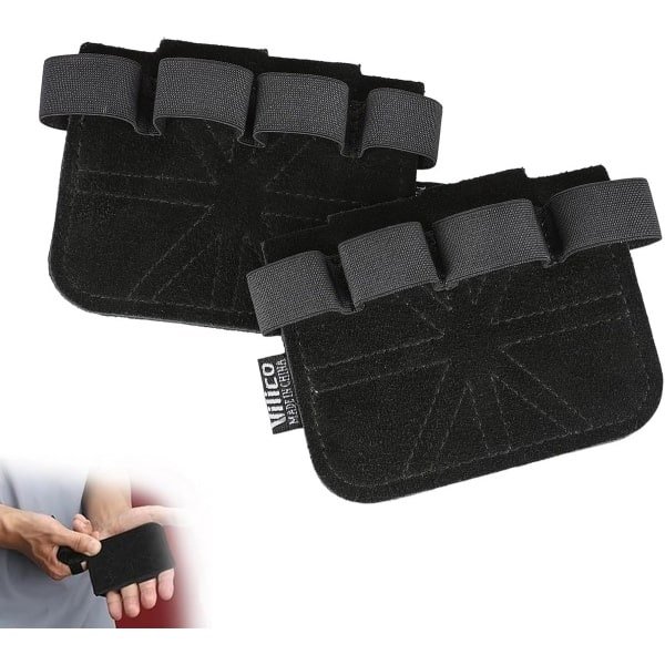 Krachttraining Grippads van Echt Rundleer - Ademend & Antislip voor Gewichtheffen, Deadlifts en Pull-ups