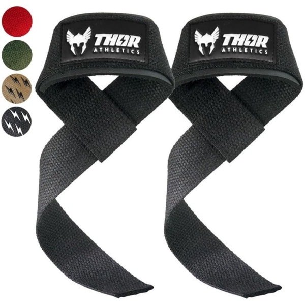 Krachttraining Lifting Straps voor Deadlifts en Bodybuilding, Verstelbare Straps met Comfortabele Polsondersteuning, Ideaal voor Powerlifting en Fitness, Inclusief E-Book met Trainingstips
