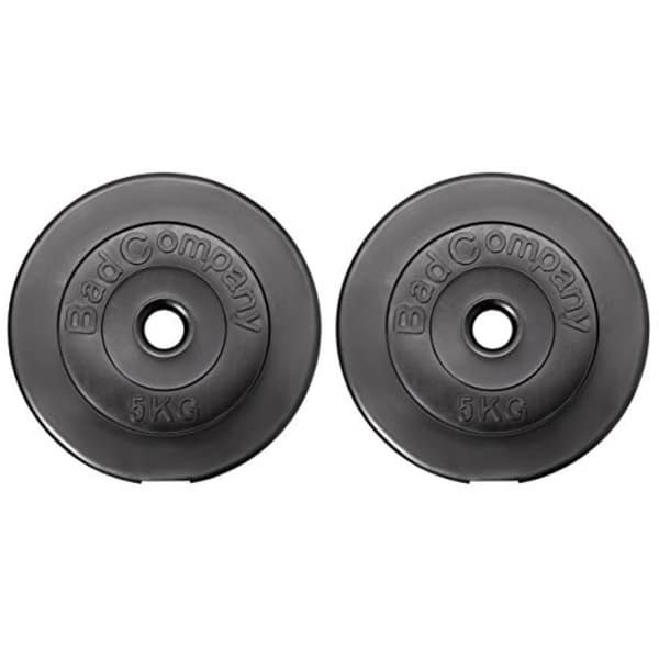 Kunststof Halterschijven 30/31 mm - 2 x 5 kg Voor Krachttraining
