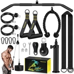 LAT Pull Down Kabelsysteem voor Thuisgym - Verbeterde Fitness Apparatuur voor Muscle Training en Krachttraining
