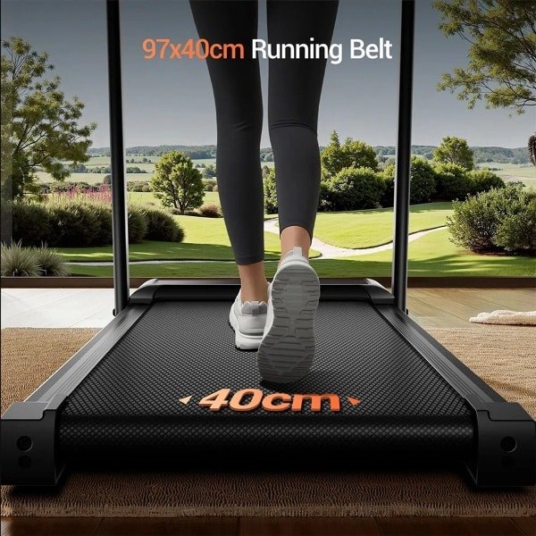 LUMÈ STORE Loopband voor Thuis - Opvouwbare Treadmill met 15% Helling - Wandelband - 12 km/u - Stil & Compact - 136 kg - Zwart