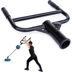 Landmine Handvat - Barbell Bevestiging - Krachttraining Thuis - Heavy Duty Staal - Zoals Getoond - Zwart