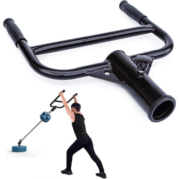 Landmine Handvat - Barbell Bevestiging - Krachttraining Thuis - Heavy Duty Staal - Zoals Getoond - Zwart