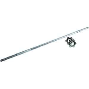 Lange Halterstang 180 cm met Schroefsluiting - 25 mm Diameter - Ideaal voor Fitness en Krachttraining