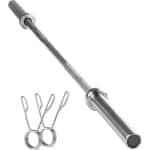 Lange halterstang 180 cm | Verchroomd staal | Trainingshalters voor krachttraining